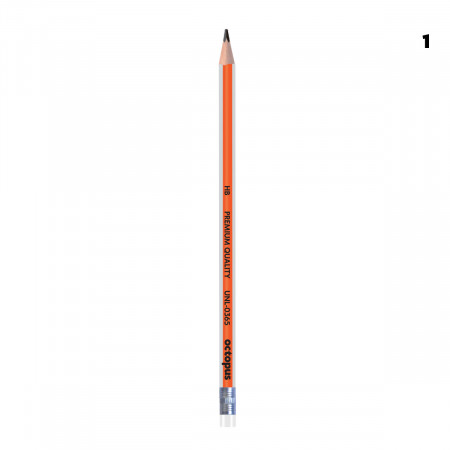 OLOVKA GRAFITNA HB SA GUMICOM 1/1 TRIANGULAR NEON UNL-0365 