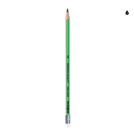 OLOVKA GRAFITNA HB SA GUMICOM 1/1 TRIANGULAR NEON UNL-0365 