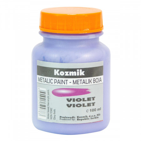 BOJA METALIK LJUBIČASTA 100ml KOZMIK 