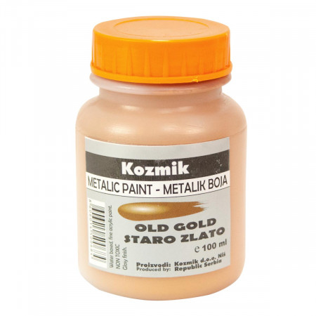 BOJA METALIK STARO ZLATO 100ml KOZMIK 