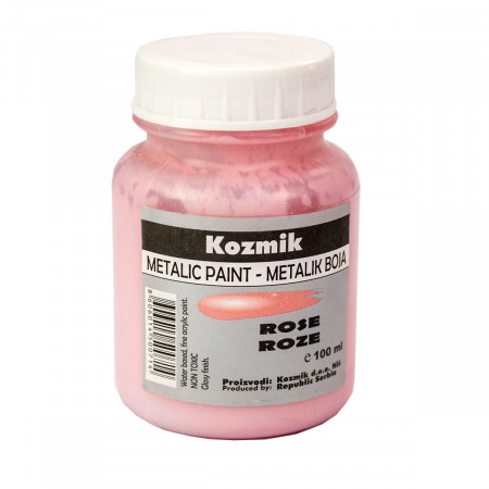 BOJA METALIK ROZA 100ml KOZMIK 