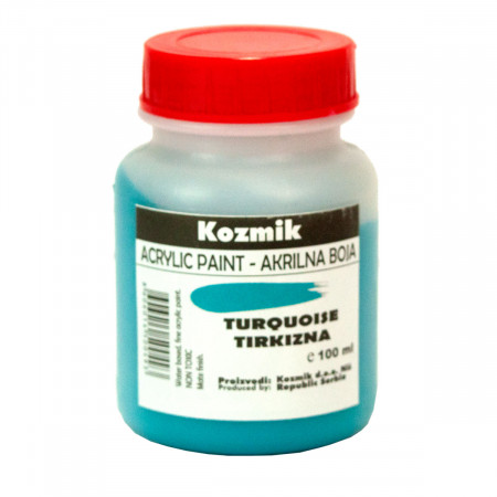 BOJA AKRILNA TIRKIZ 100ml KOZMIK 