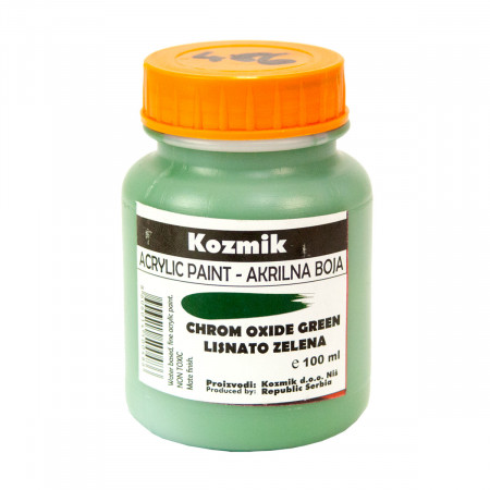 BOJA AKRILNA ZELENA LIST 100ml KOZMIK 