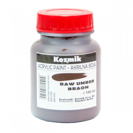 BOJA AKRILNA BRAON 100ml KOZMIK 