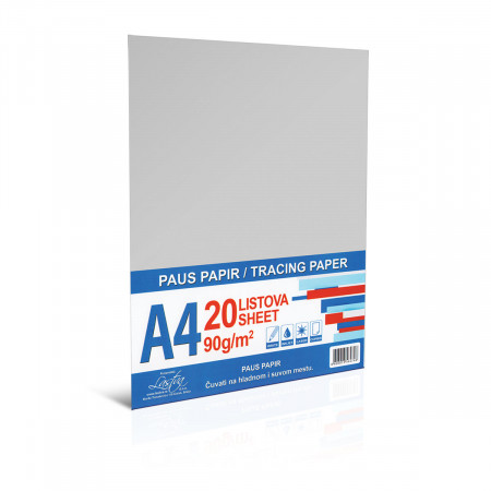PAUS PAPIR A4 20/1 90g 