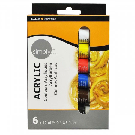 TEMPERA AKRILNA SIMPLY 6/1 SET 6X12ML 126500006 