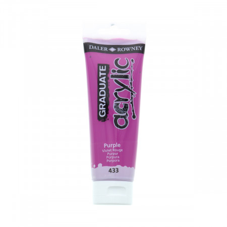 BOJA AKRILNA 120ML PURPLE 123120433 GRADUATE 