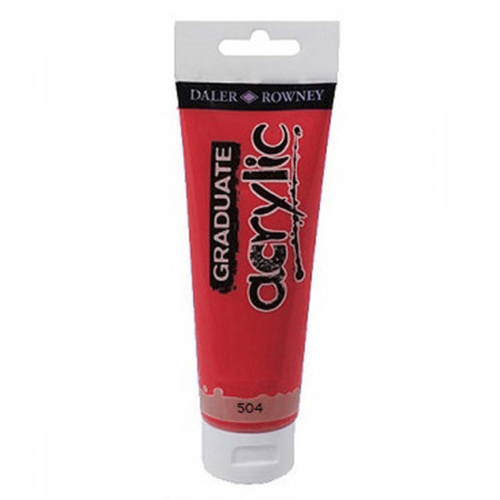 BOJA AKRILNA 120ML CRVENA CADMIUM DEEP123120504 GRADUATE 