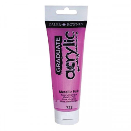 BOJA AKRILNA 120ML METALIK PINK 123120722 GRADUATE 