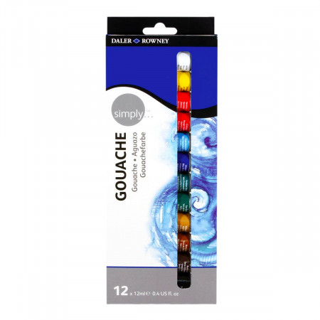 BOJA GVAŠ SET 12/1 SET 12X12ML 126600912 SIMPLY 