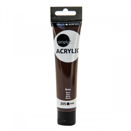 BOJA AKRILNA 75ML BRAON 126975205 SIMPLY 