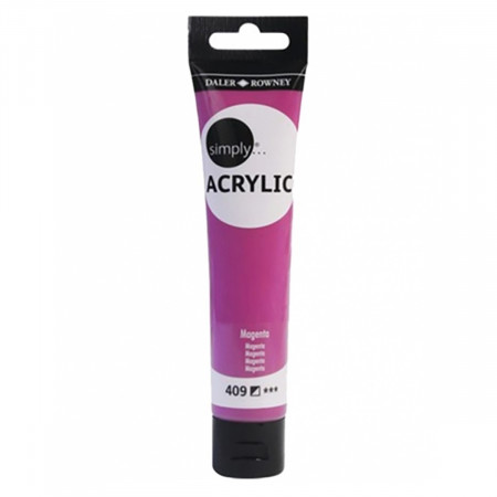 BOJA AKRILNA 75ML CRVENA MAGENTA 126975409 SIMPLY 