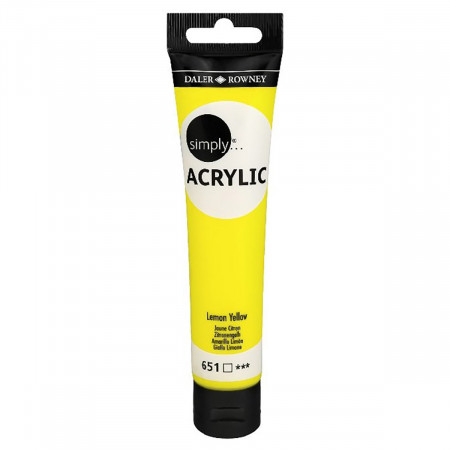 BOJA AKRILNA 75ML ŽUTA LIMUN 126975651 SIMPLY 