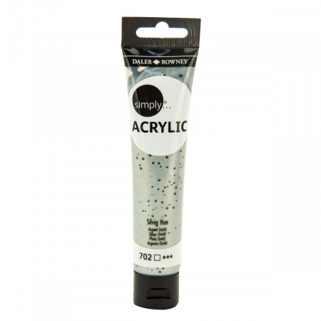 BOJA AKRILNA 75ML SREBRNA 126975702 SIMPLY 