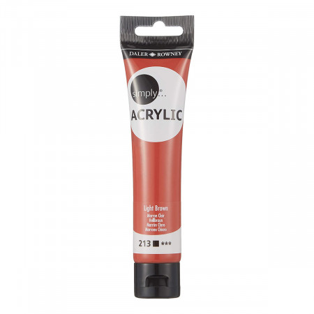BOJA AKRILNA 75ML BRAON SVETLA 126975213 SIMPLY 