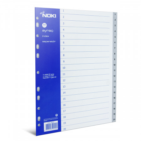 KARTON PREGRADNI FOLIJA  A4 1-20 NOKI 