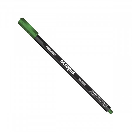LINER 0.4mm ZELENI TAMNO FINELINER OCTOPUS UNL-0608 
