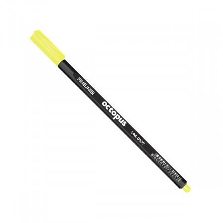 LINER 0.4mm ŽUTI FINELINER OCTOPUS UNL-0609 