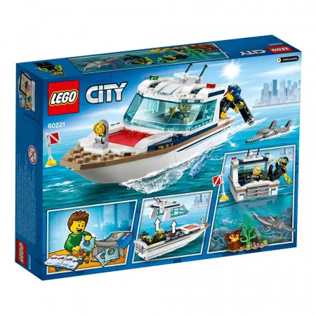 KOCKE LEGO  CITY DIVING YACHT  LE60221 