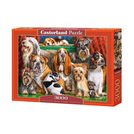 PUZZLE 3000 DELOVA C-300501-2 DOG CLUB CASTORLAND 