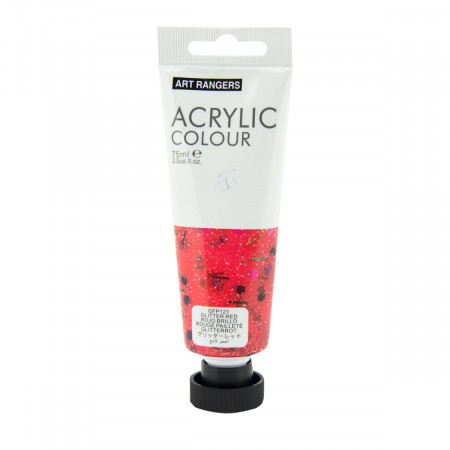 BOJA AKRILNA 75ML RED GLITTER GFP121  ART RANGER 