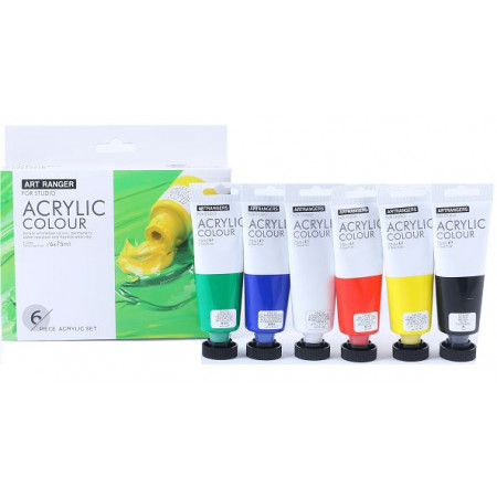 BOJA AKRILNA 6/1 SET 6x75ml FEA0675-R ART RANGER 