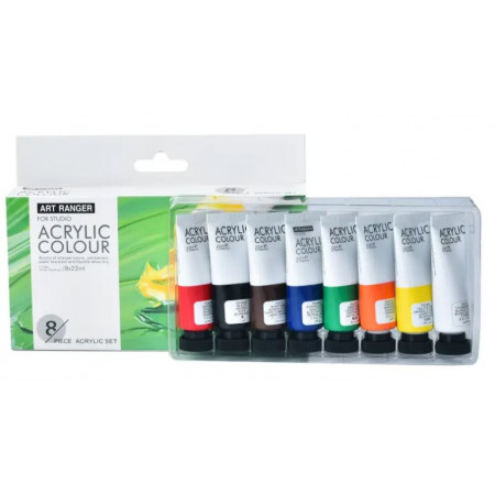 BOJA AKRILNA 8/1 SET 8x22ml FEA0822-R  ART RANGER 