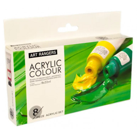 BOJA AKRILNA 8/1 SET 8x22ml FEA0822-R  ART RANGER 