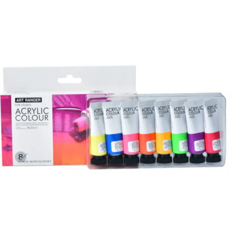 BOJA AKRILNA 8/1 SET NEON 8x22ml FEA0822-N ART RANGER 