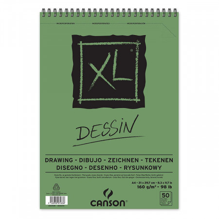 BLOK A4 SA SPIRALOM 160g 50 LISTA XL DESSIN CANSON 400039088 