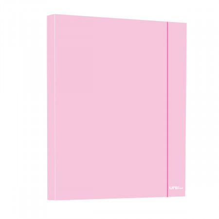 FASCIKLA A4 SA GUMOM 3cm  ROZA PASTEL UNL-1554 OCTOPUS 