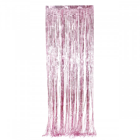 PARTY FRINGE CURTAIN 1/1 PINK UNL-1387 