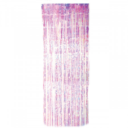 PARTY FRINGE CURTAIN 1/1 IRIDESCENT UNL-1390 