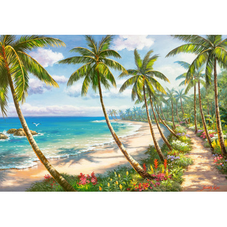 PUZZLE 1000 DELOVA C-104666-2 PATHWAY TO PARADISE CASTORLAND 