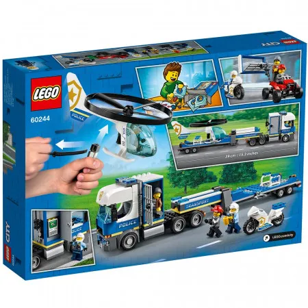KOCKE LEGO CITY POLICE HELICOPTER TRANSPORT LE60244 