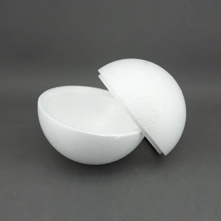 STIROPOR KUGLA 15CM PREPOLOVLJENA 437694 