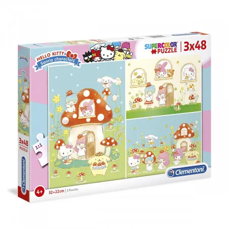 PUZZLE 3X48  HELLO KITTY CL25246 