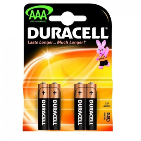 BATERIJE DURACELL BASIC 4/1 LR03 1.5V ALKALNE 