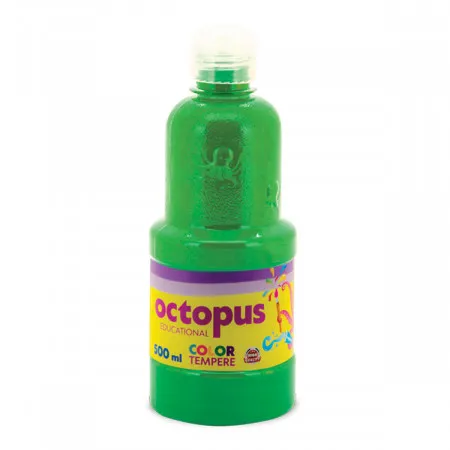 TEMPERA 500ml SVETLO ZELENA OCTOPUS UNL-1635 