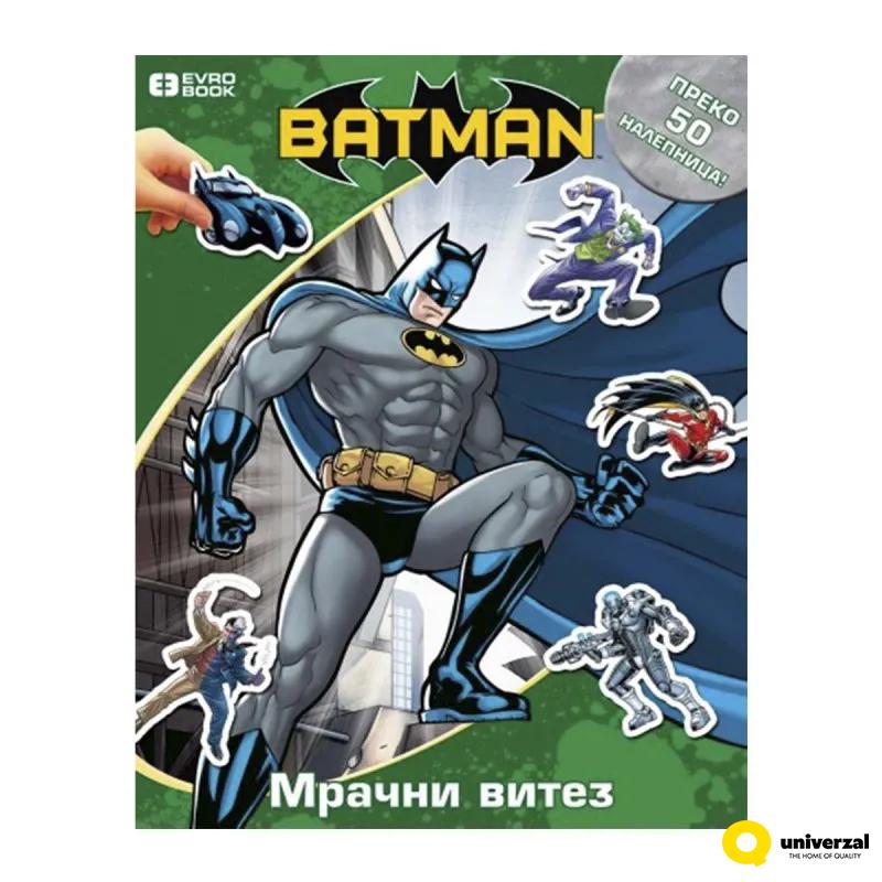 SLIKOVNICA SUPERMEN-BATMAN SA NALEPNICAMA EVRO 