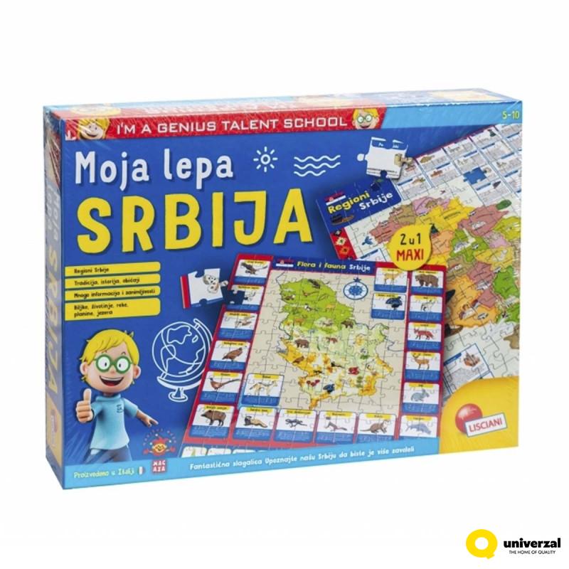 MALI GENIJE MOJA LEPA SRBIJA EDUKATIVNA SLAGALICA RS80571 
