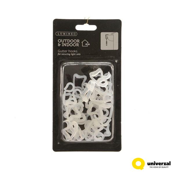 KUKICE PLASTIČNE ZA NOVOGODIŠNJE UKRASE 24/1 BELE 485058 