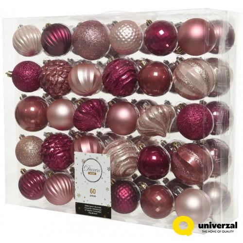 KUGLA NOVOGODIŠNJA 60/1 GLITTER 7CM 029275 