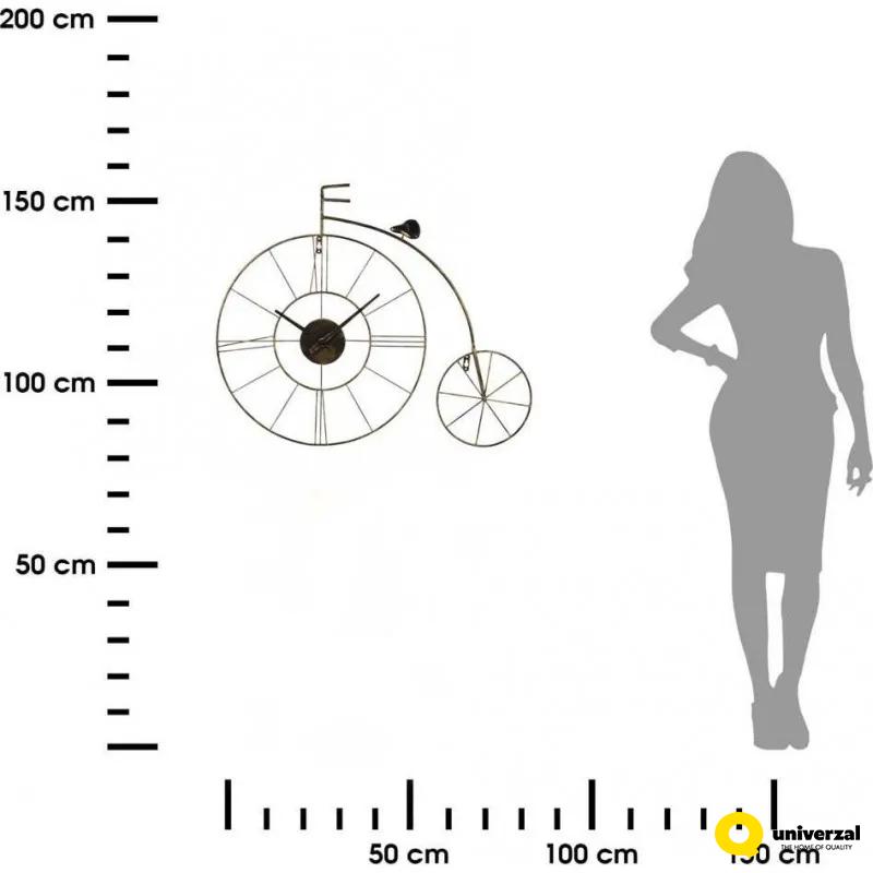 SAT ZIDNI BICIKL 80CM ZLATNO CRNI NBD200420 