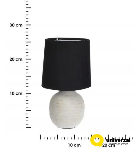 LAMPA SA ABAŽUROM 25CM CRNA XX8791030 