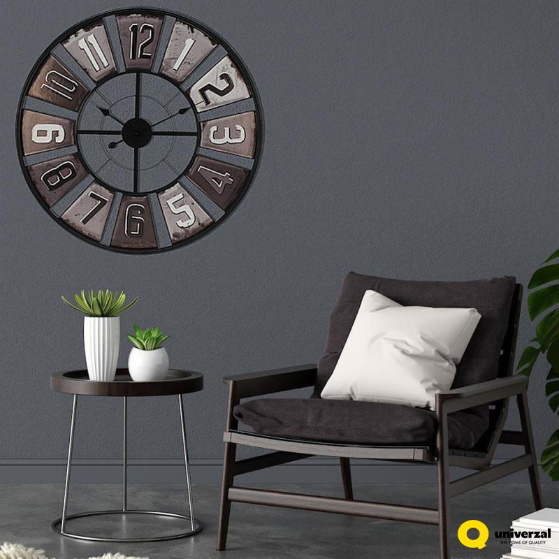 SAT ZIDNI METALNI 80CM CRNI Y36200290 