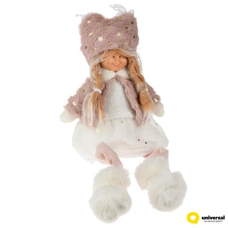 FIGURA UKRASNA DEČAK-DEVOJČICA SEDE 50CM APF479130 