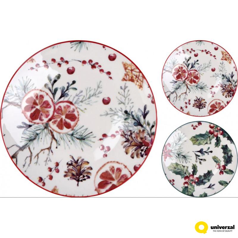 TANJIR NOVOGODIŠNJI PORCELAN 19CM DN1900400 