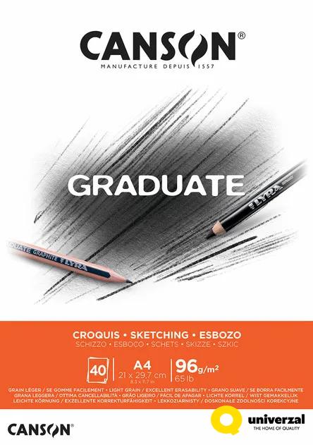 BLOK A4 96g 40 LISTA GRADUATE SKETCH CANSON 400110362 