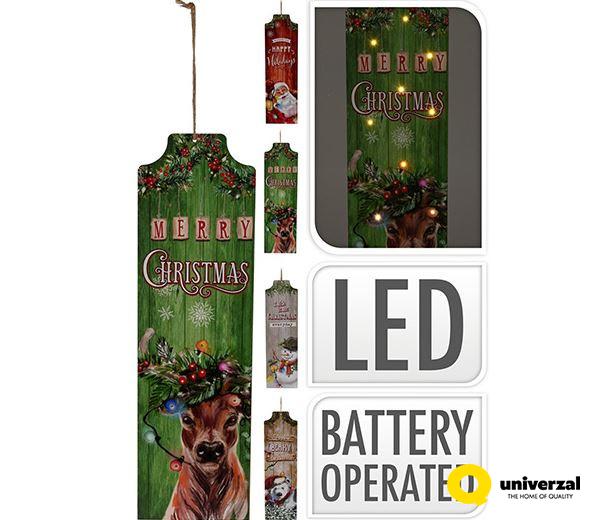 UKRAS NOVOGODIŠNJI ZIDNI SA LED SVETLOM 45CM DH8057570 